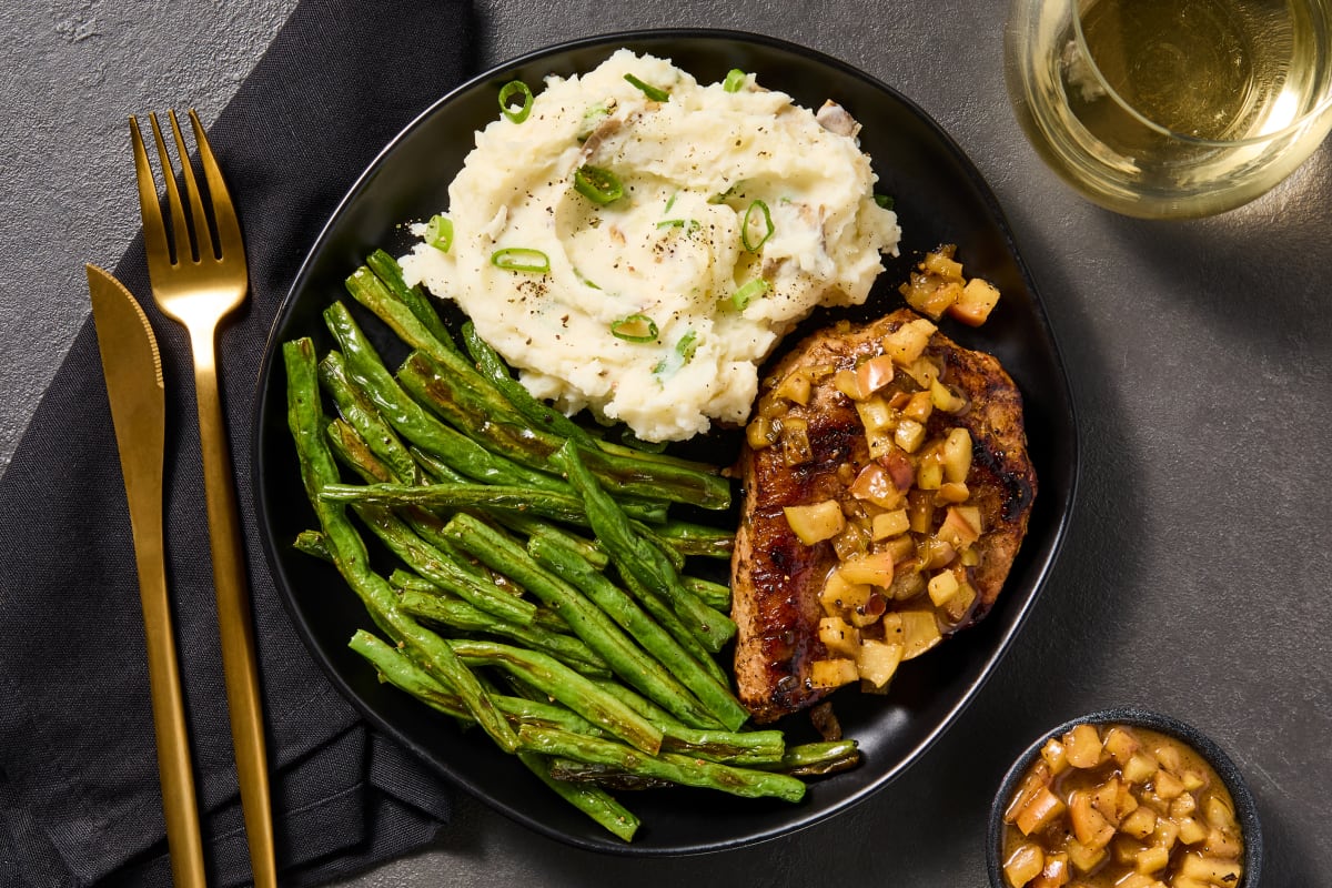 Speedy Brown Sugar Bourbon Pork Chops