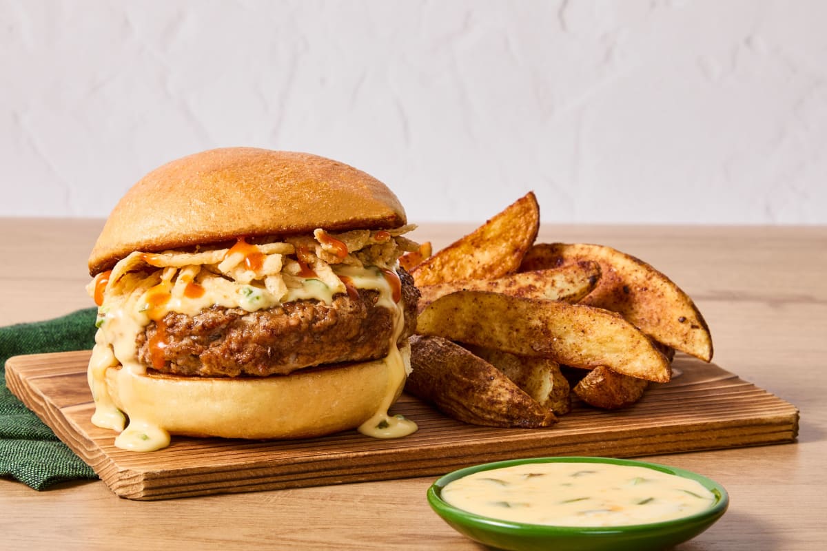 Nacho Pork Burgers