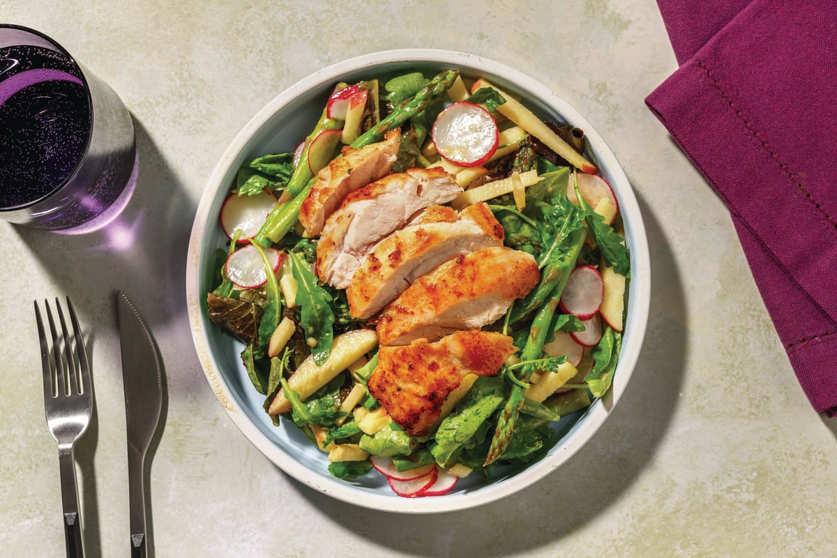 Spiced Chicken & Asparagus Salad