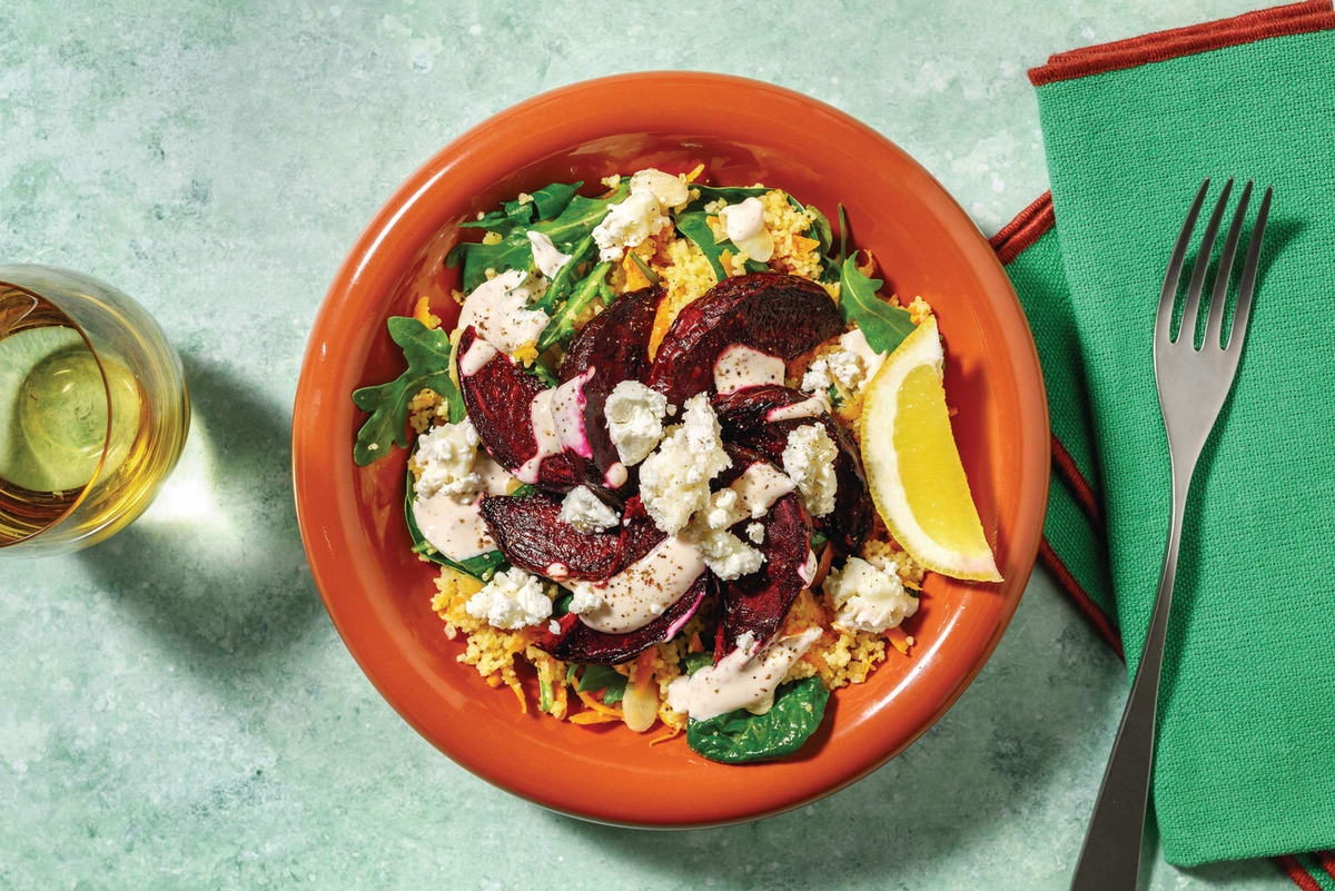 Roast Beetroot & Chermoula Couscous Salad