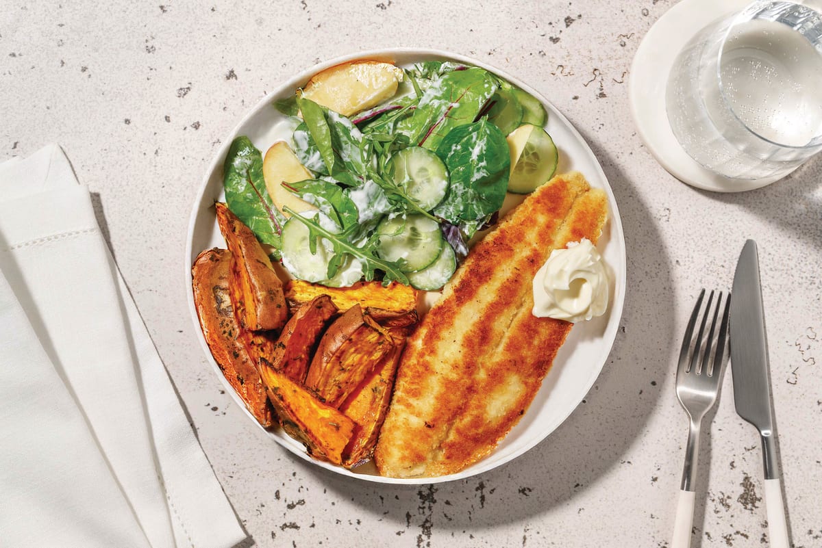 Barramundi & Sweet Potato Wedges