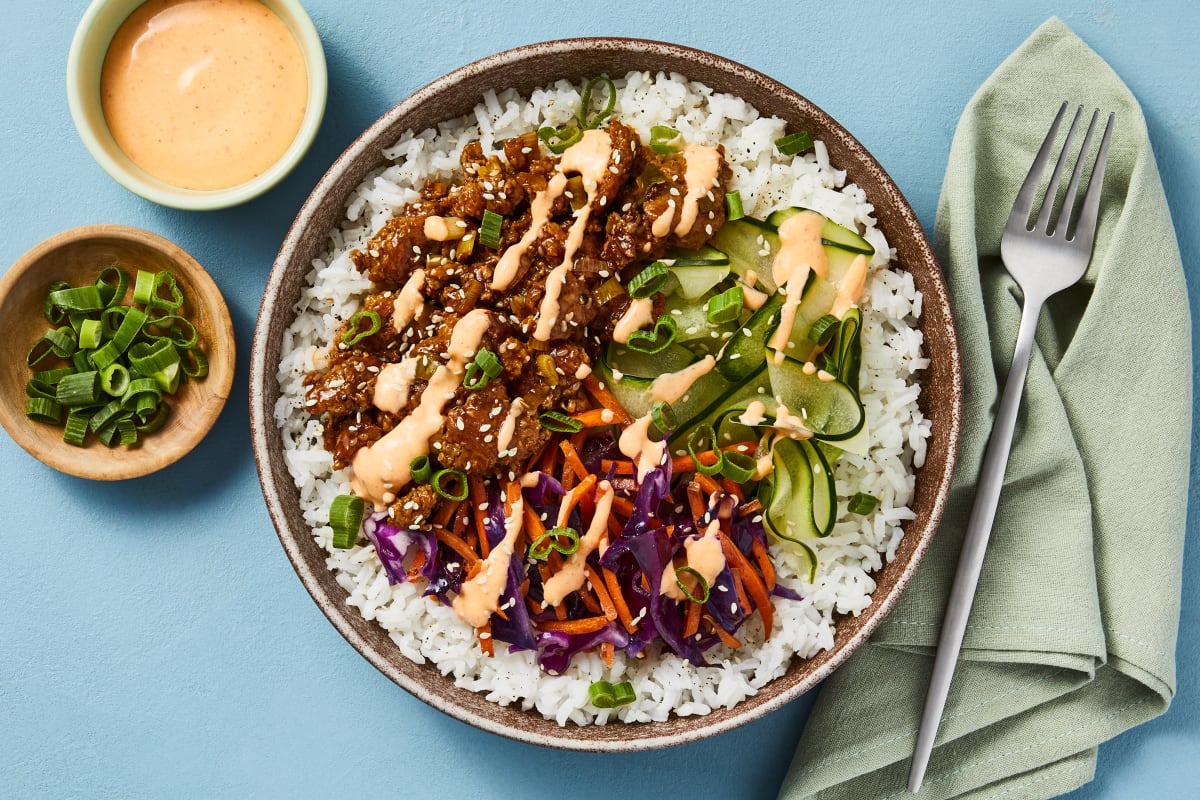 Umami Ginger Pork Bowls