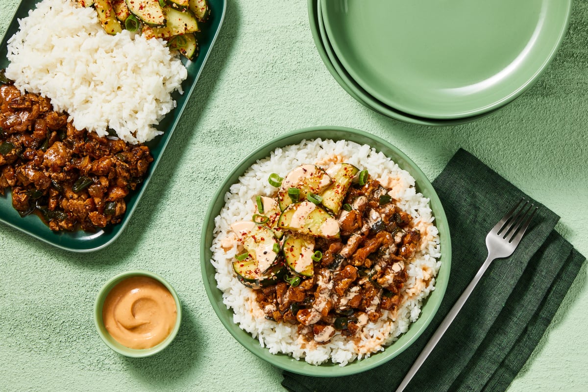 Family-Style Sweet Soy Chicken Bowls