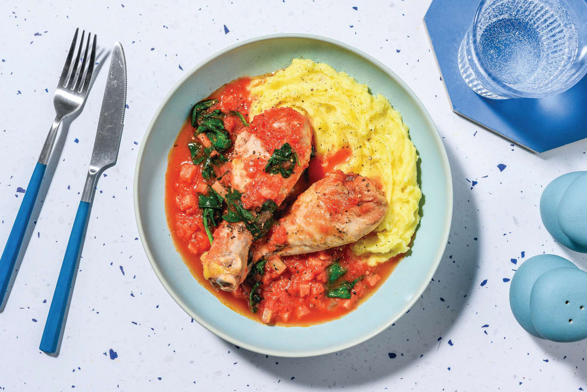 Tender Tuscan-Style Chicken Drumsticks