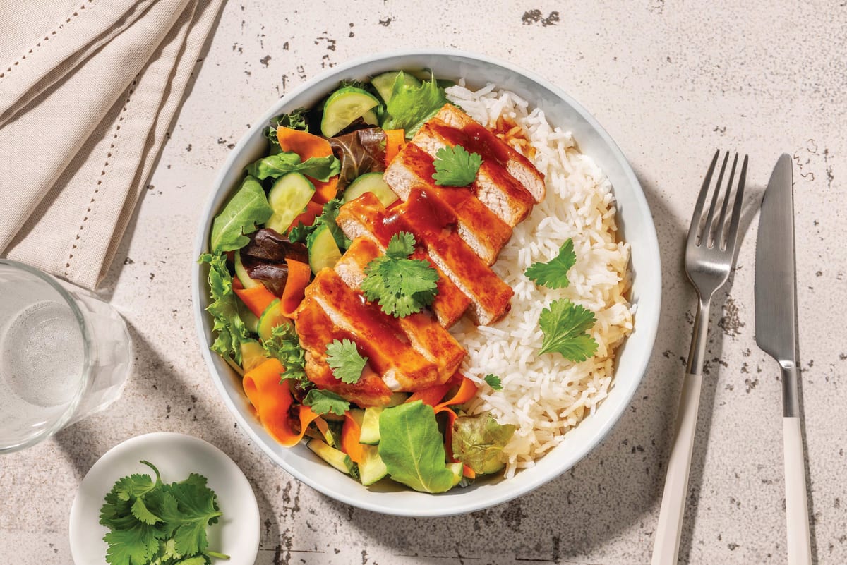 Easy Vietnamese Pork & Rice Bowl