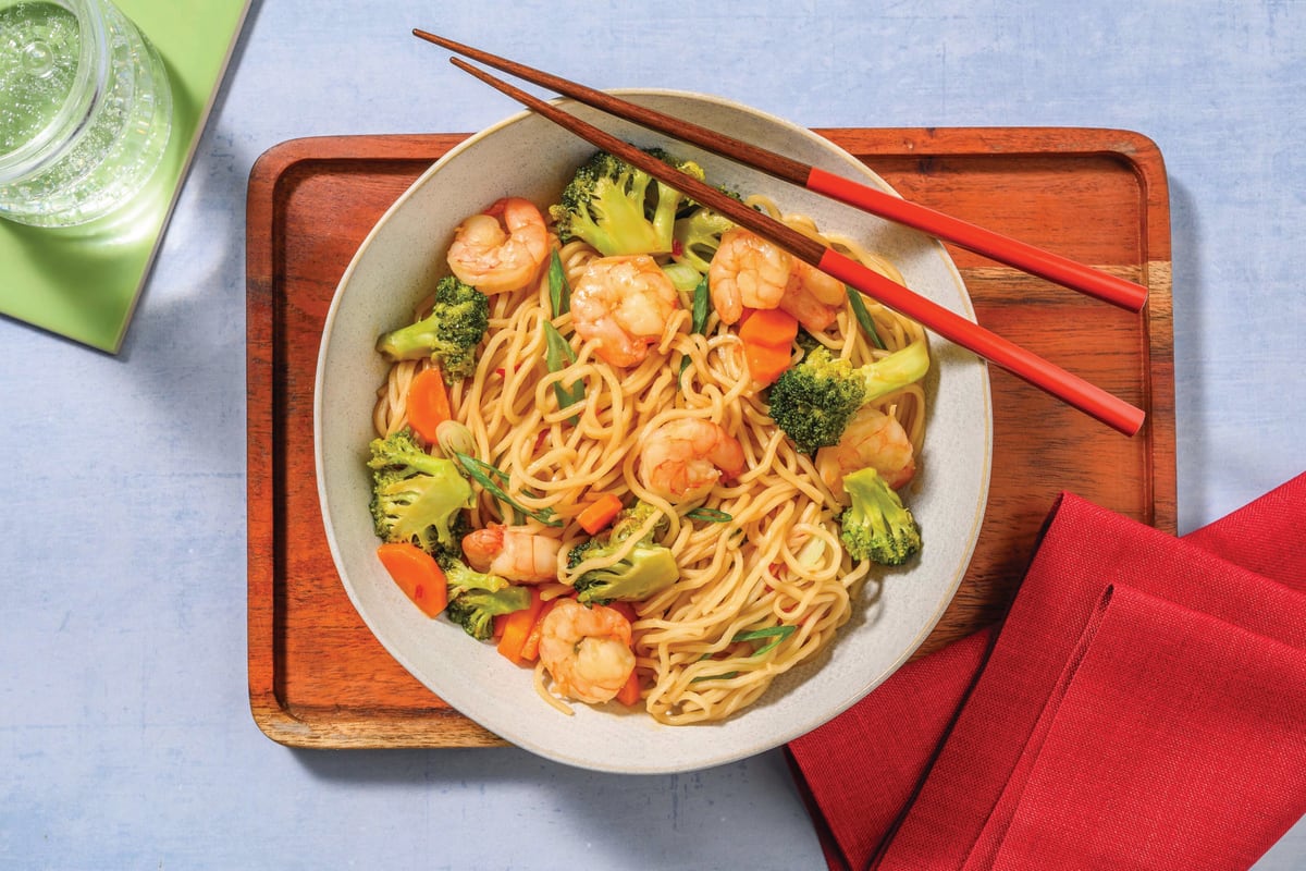 Sweet Chilli Prawn & Broccoli Stir-Fry