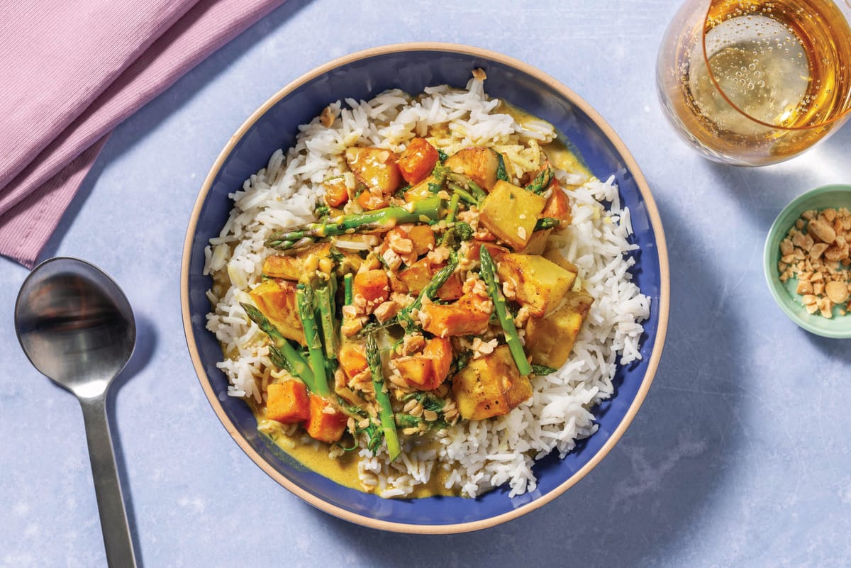 Mumbai Chicken, Asparagus & Veggie Coconut Curry