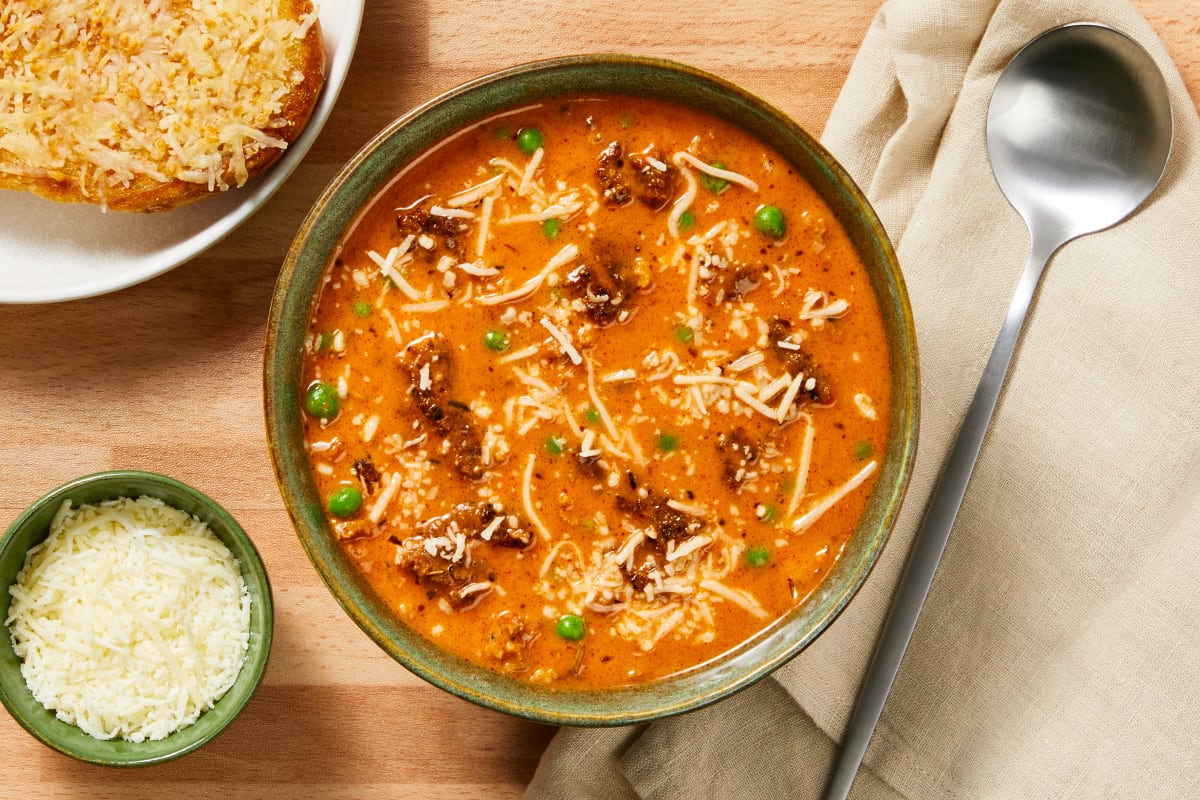 Creamy Tomato Soup with Chicken