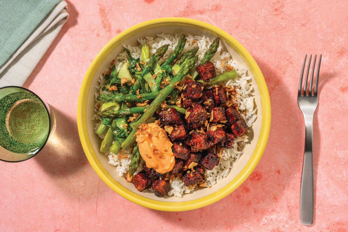 Asian Tofu & Asparagus Stir-Fry 