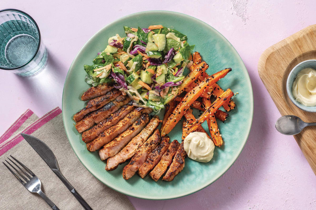 HelloHero: All-American Pork & Creamy Slaw