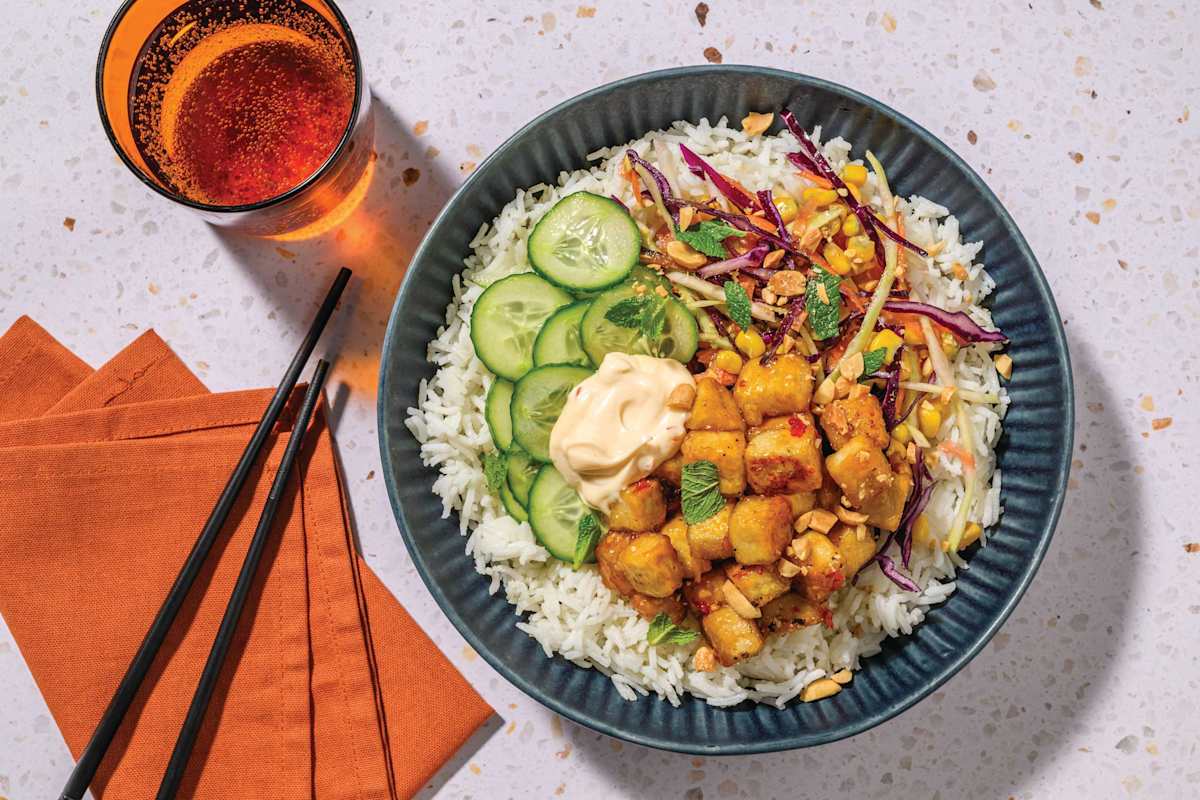 Sweet Chilli & Ginger Chicken Rice Bowl
