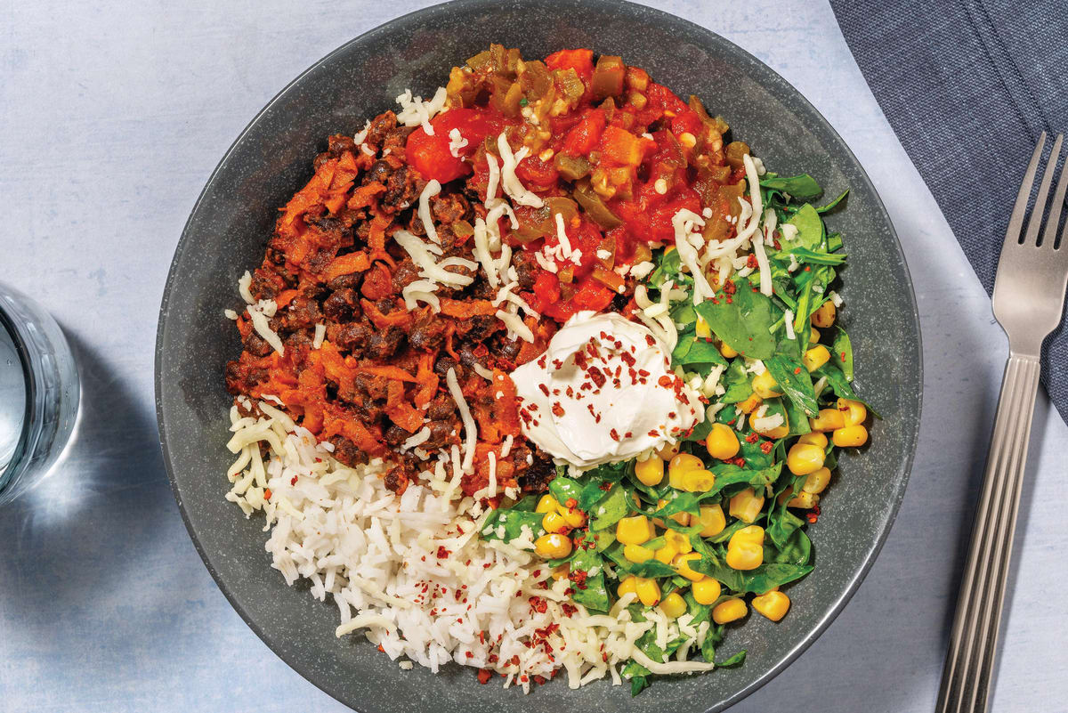 Mexican Chicken & Black Bean Burrito Bowl