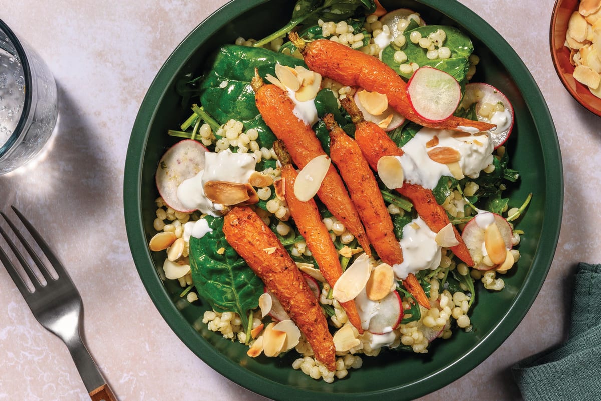 Dutch Carrots & Pearl Couscous Salad