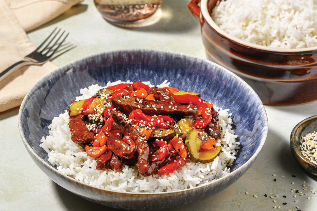 Char Siu Beef & Veggie Stir-Fry