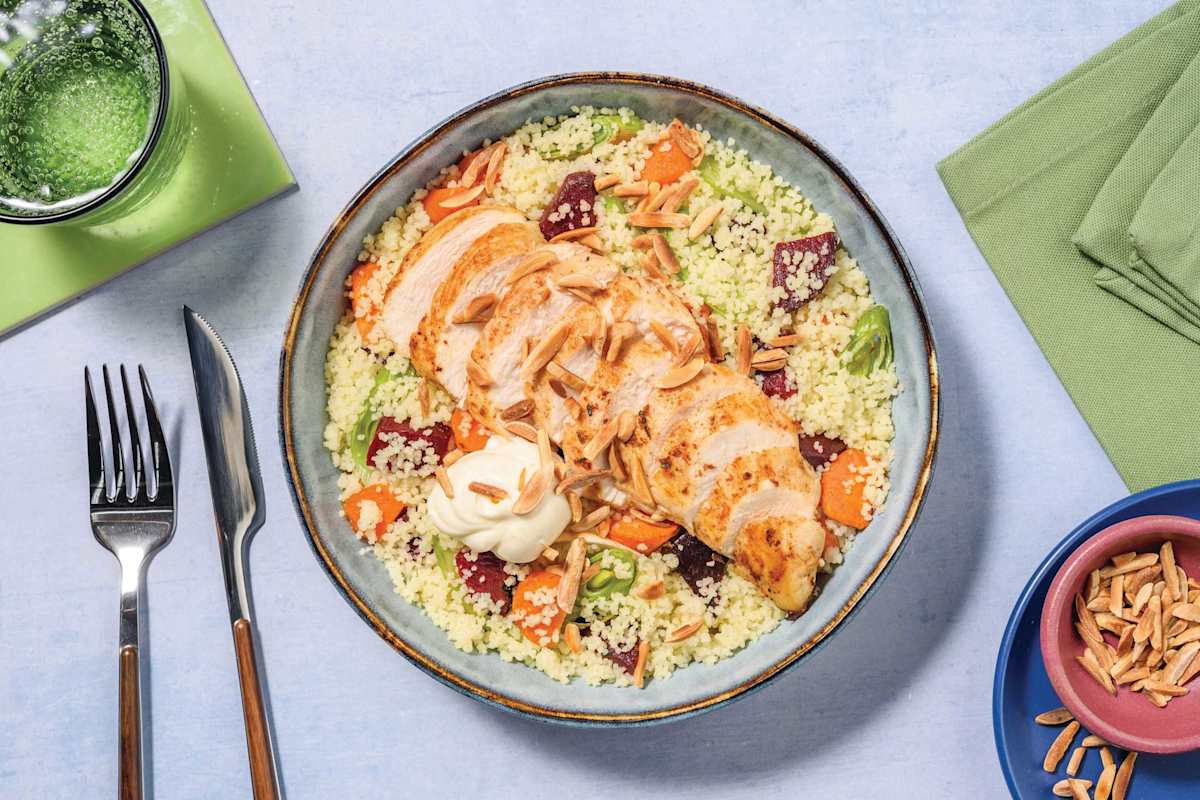 Chermoula Chicken & Veggie Couscous