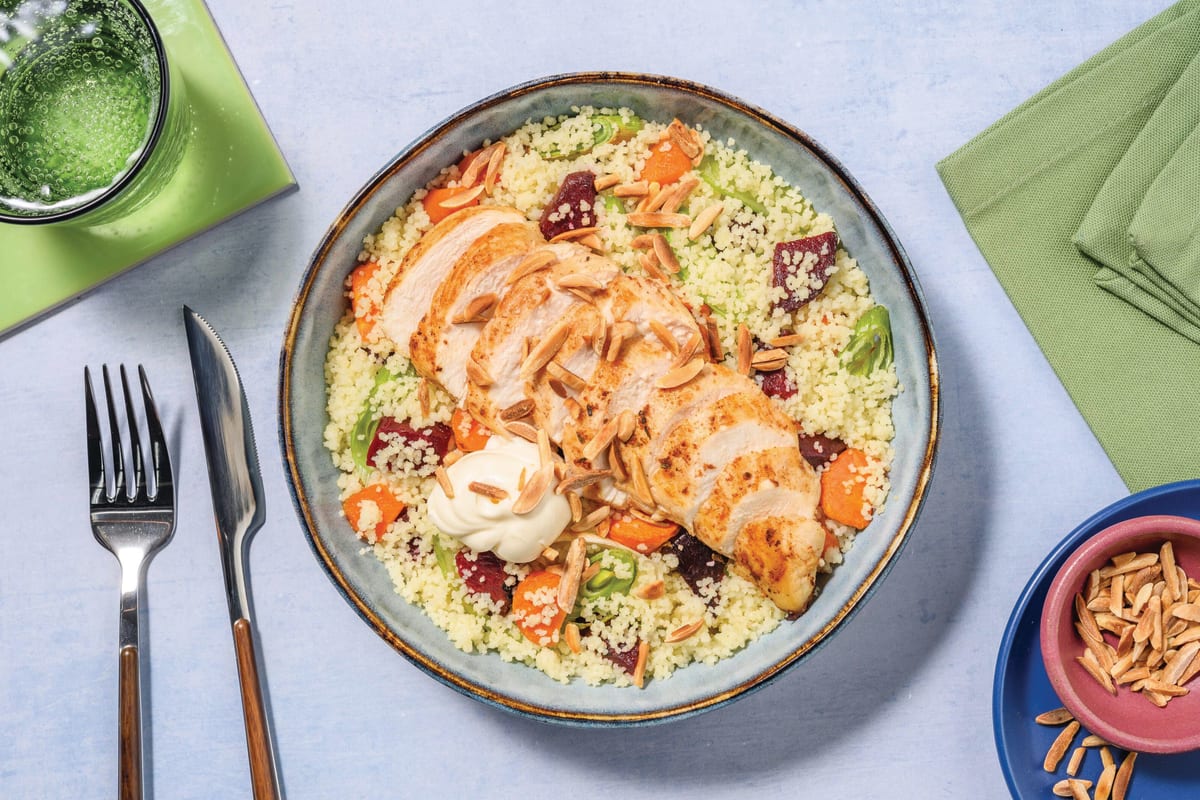 Chermoula Chicken &amp; Veggie Couscous Recipe | HelloFresh