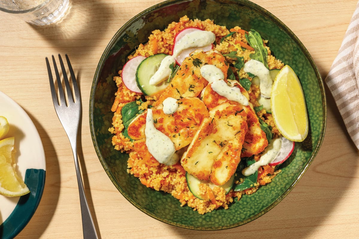 Honey Haloumi & Wholemeal Couscous