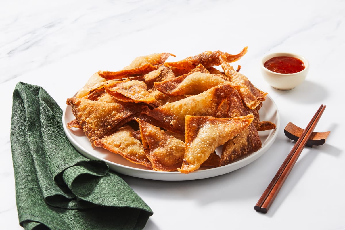 Crispy Pork & Scallion Wontons