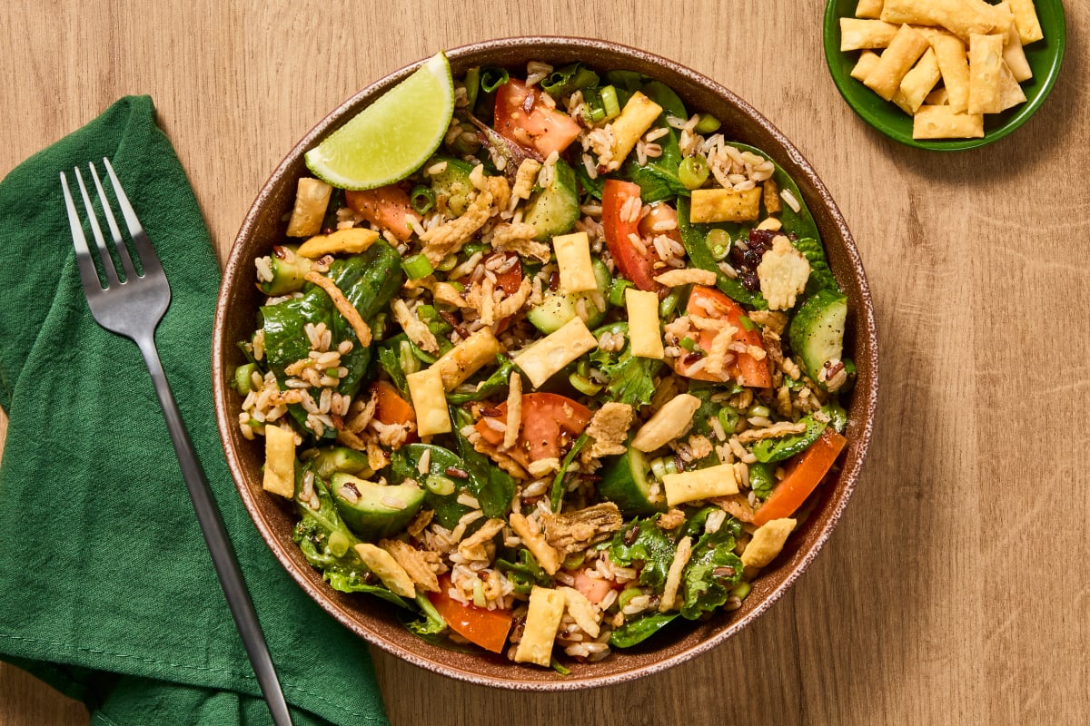 Spicy Thai-Style Vegan Grain Salad