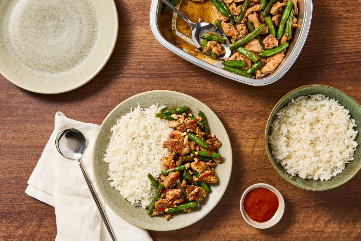 Saucy Ginger Chicken & Rice