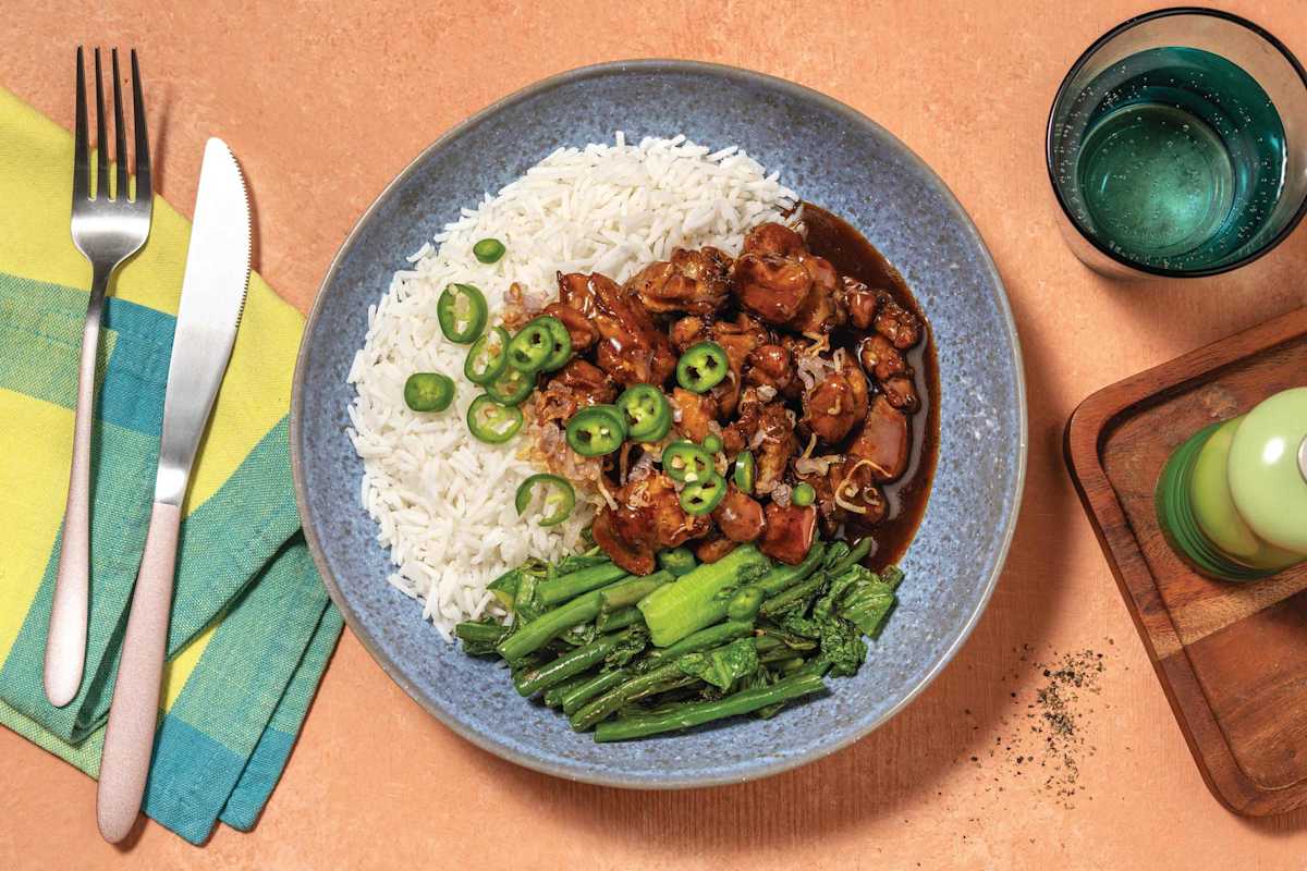 Sticky Sweet & Sour Tamarind Chicken