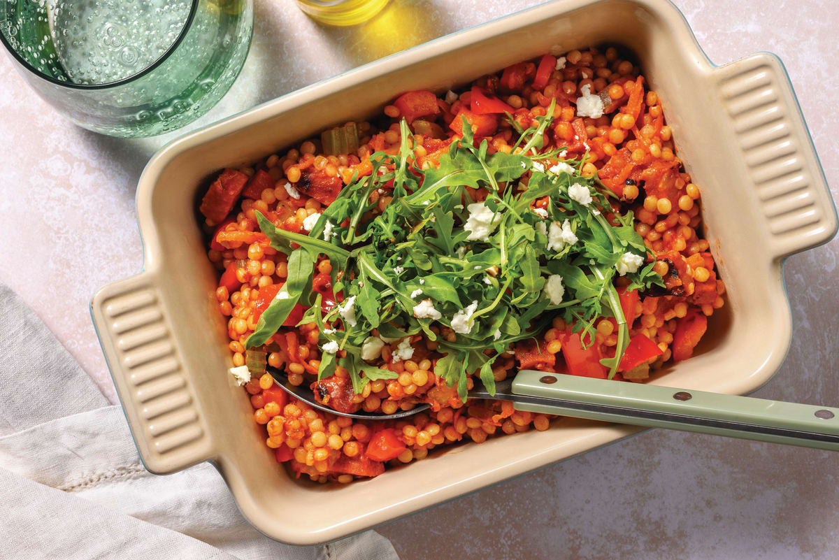 Mediterranean Chorizo Couscous