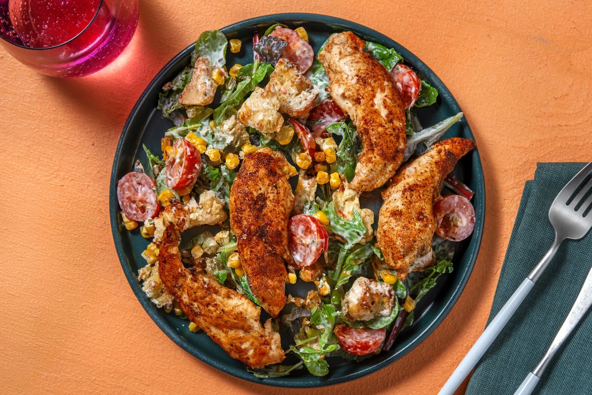 Quick Ranch Chicken Salad