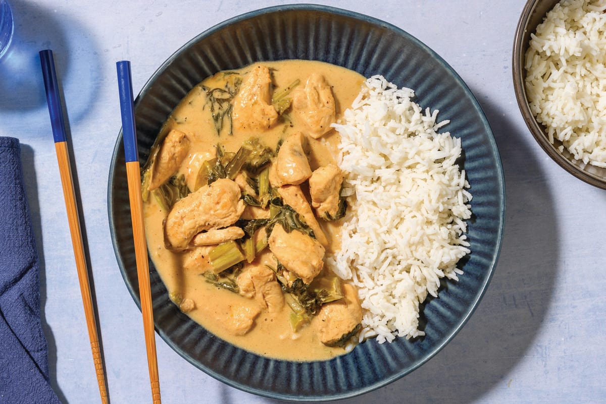 Coconut Satay Chicken Curry