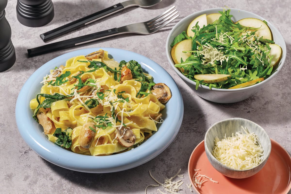 Creamy Mushroom & Truffle Fettuccine