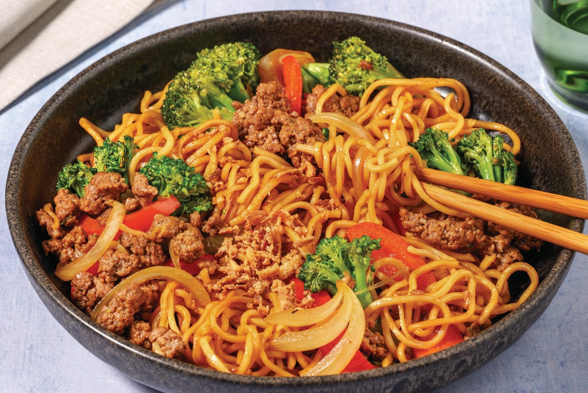 HelloHero: Teriyaki Pork & Veggie Noodles