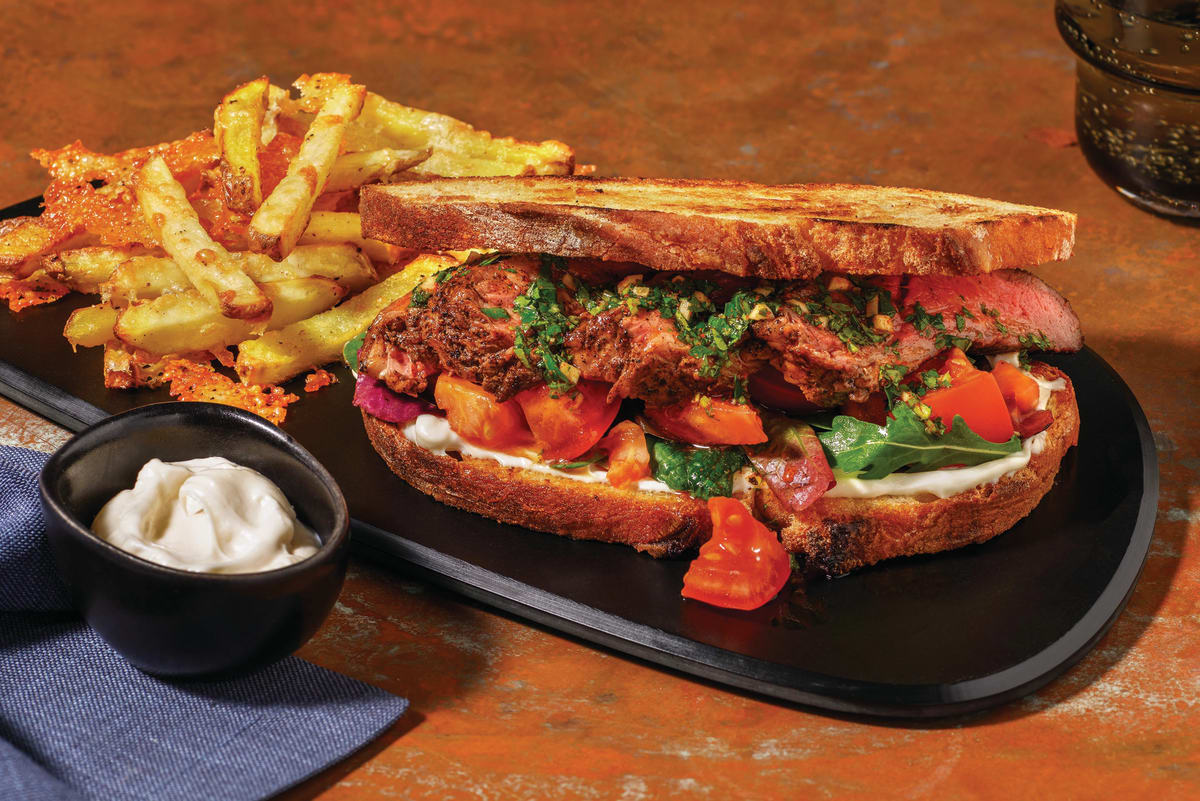 Chimichurri & Paprika Steak Sandwich