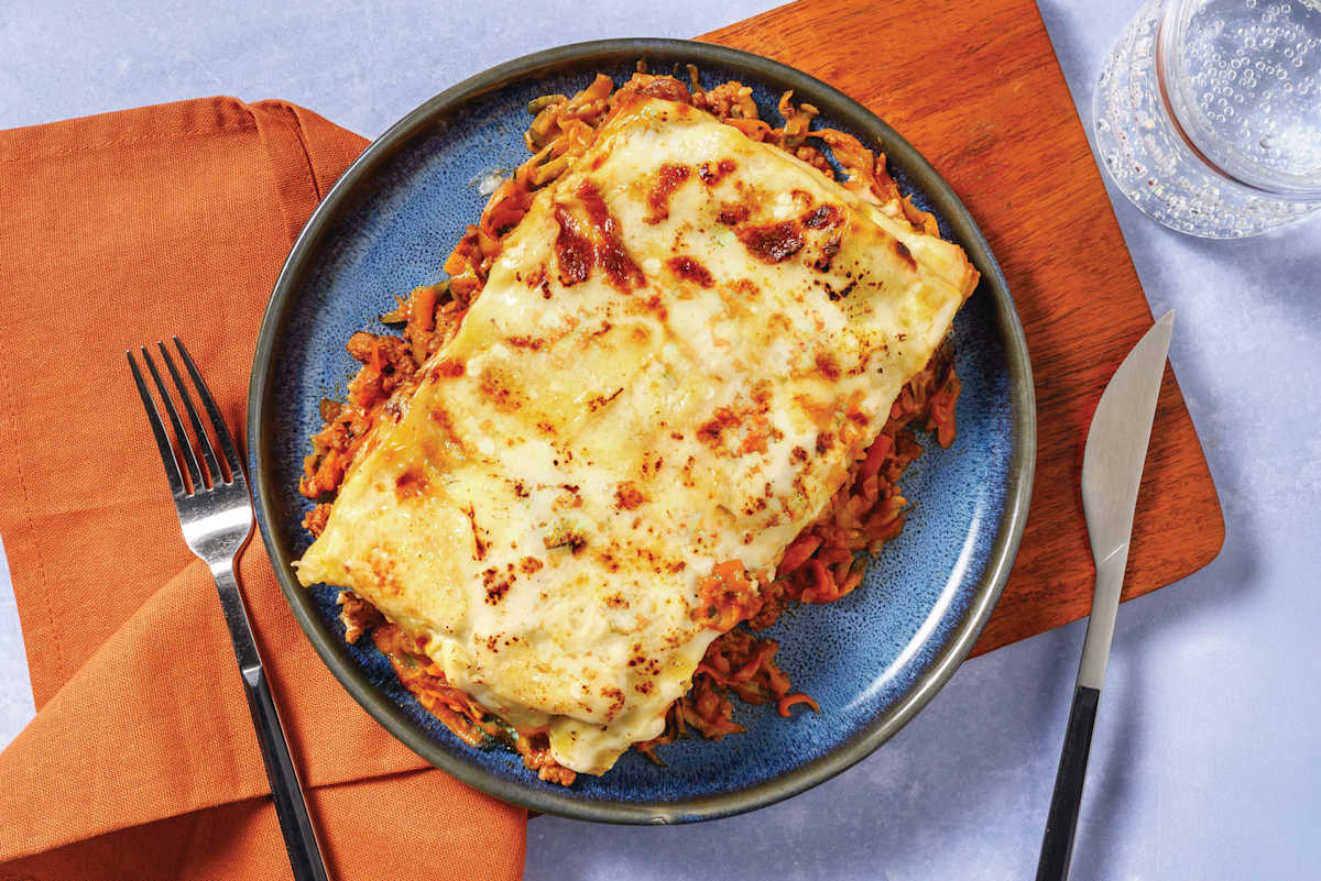 Homestyle Beef & Veggie Lasagne