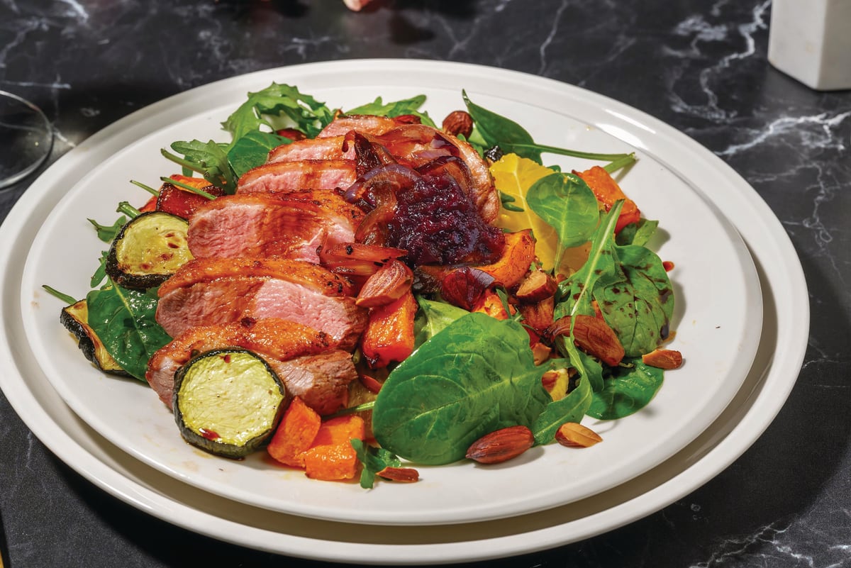 Lean Duck Breast & Onion Glaze