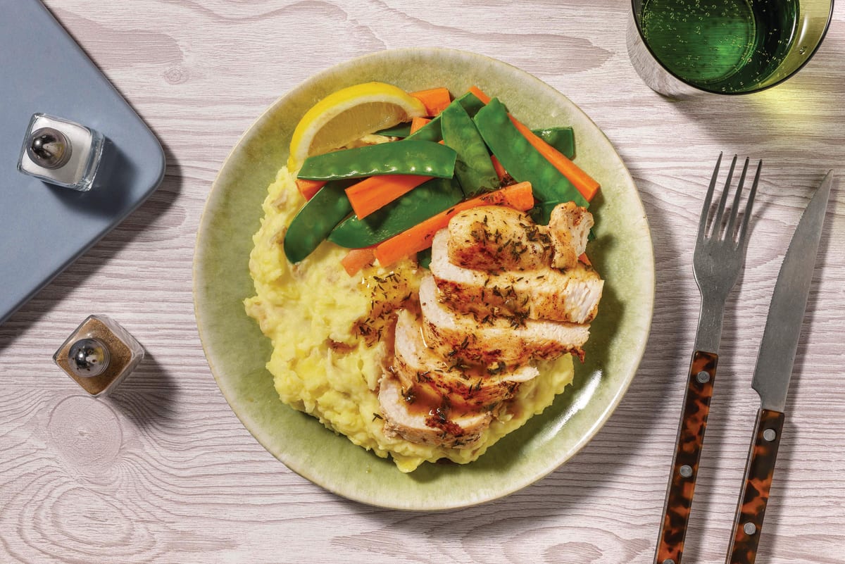 Double Herby Chicken & Brown Butter Sauce