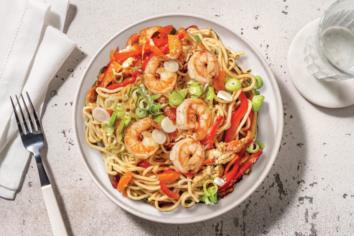 Chicken Singapore-Style Noodles
