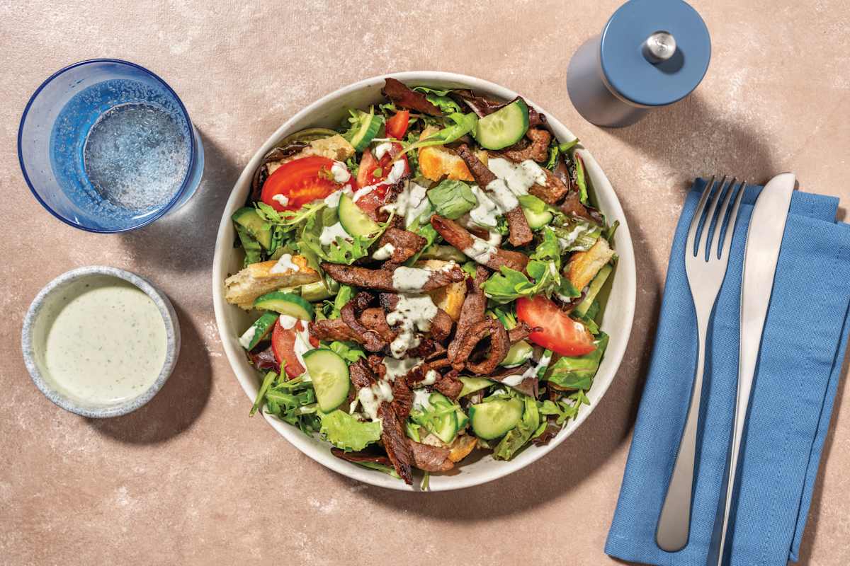 Tuscan-Style Beef & Panzanella Salad