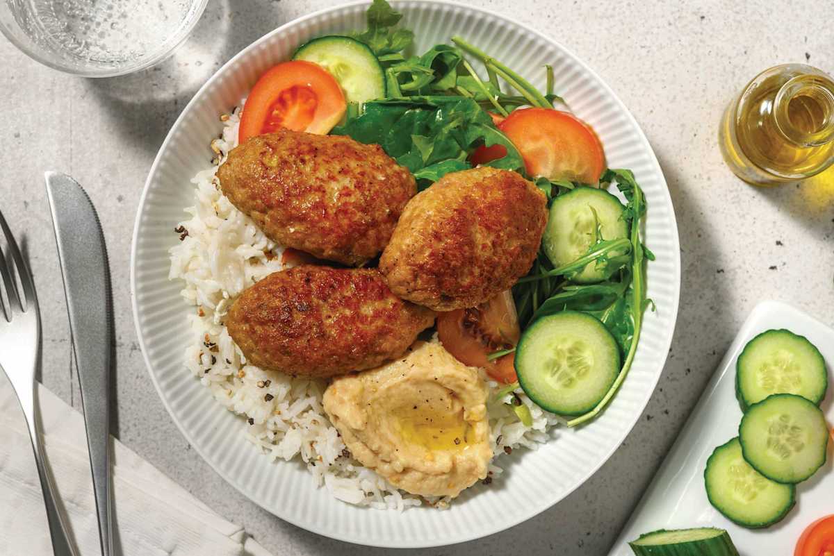 Honey Pork Kofta & Herby Rice Bowl