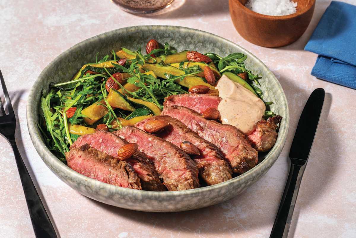 Beef Rump & Charred Zucchini Salad