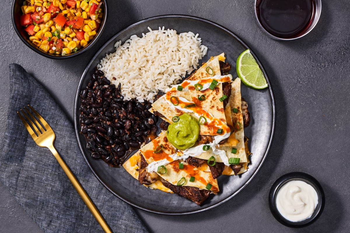 Cantina-Style Steak Quesadillas