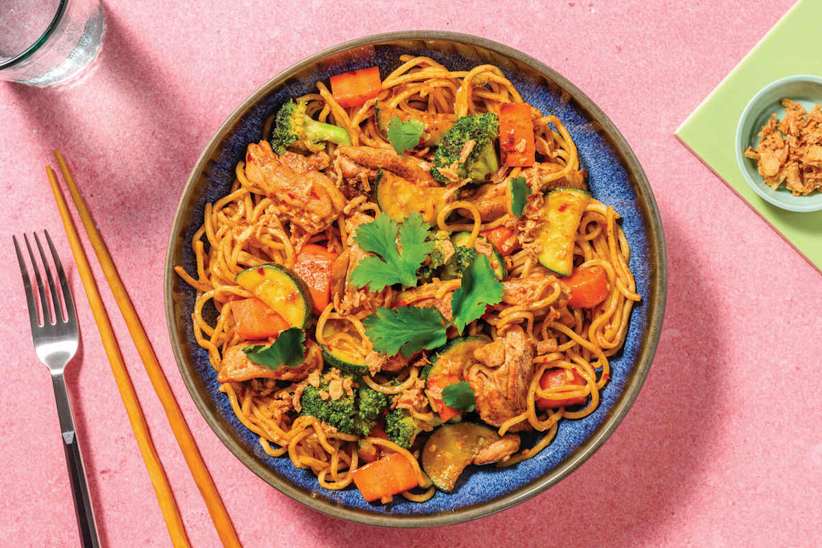 Easy Sweet Soy Beef & Veggie Noodles
