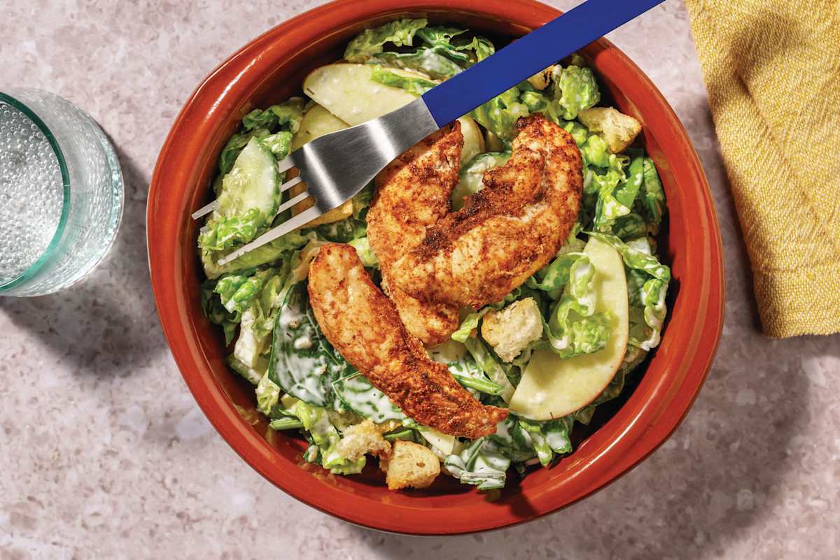 HelloHero: Plant-Based Crumbed Chick'n & Apple Slaw