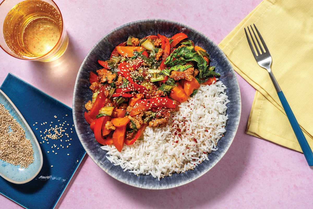 Mild Plant-Based Mince Thai Red Curry