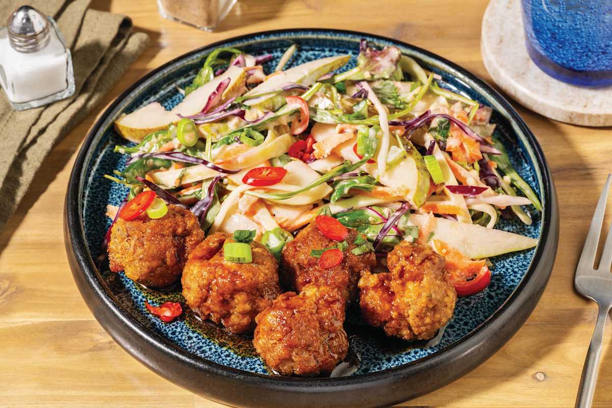 Sticky Ginger Pork Meatballs