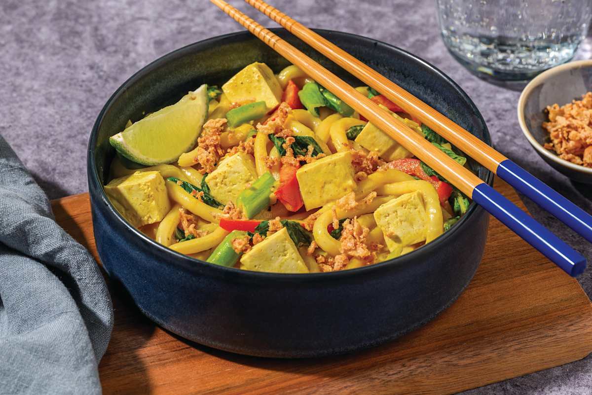 Fragrant Double Tofu & Coconut Curried Noodles