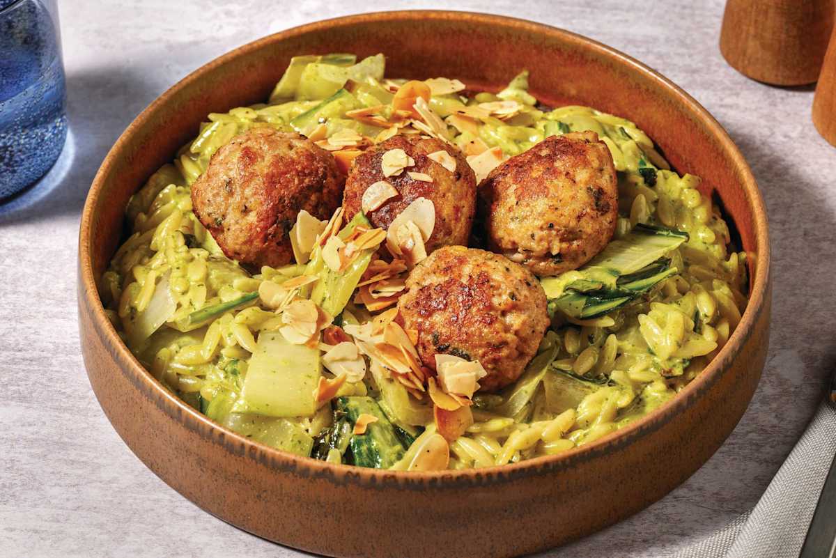 One-Pot Garlicky Beef Meatballs