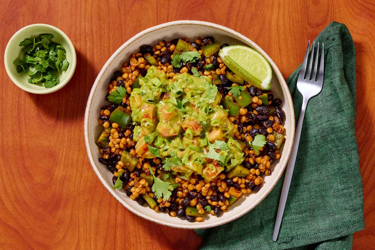 Vegan Tex-Mex Black Bean Couscous Bowls