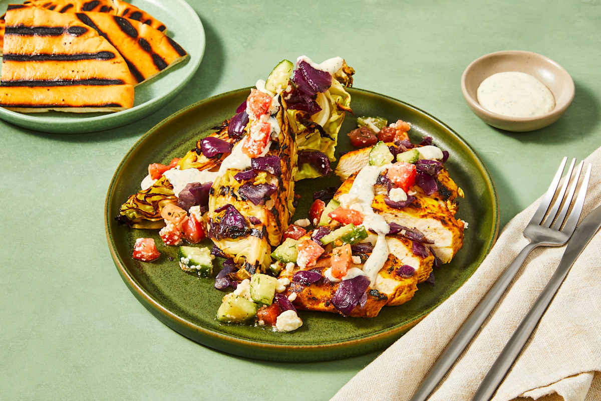 Shawarma Chicken & Grilled Cabbage