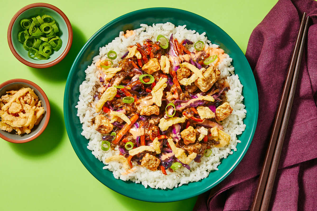 Sesame Soy Tofu Bowls