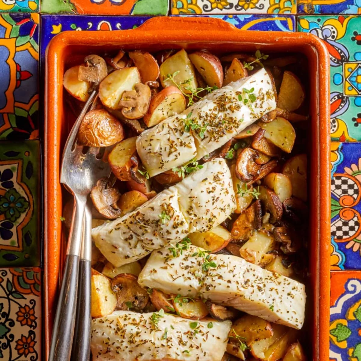 Sesame Miso Butter Sea Bass and Broccoli