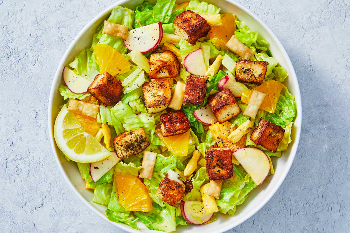 Salade Provençale au Halloumi